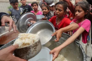 PALESTINIANS GAZA HUNGER